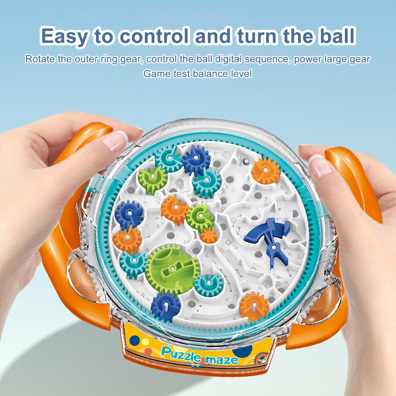 【Yurui】Ball Toy 3d Maze Ball Game Boost Focus Fun for All Puzzle Ball Game. 