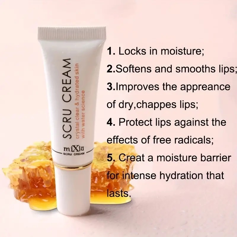 Mixiu SCRU Cream Lips Scrub 11.5g Lips Care. 