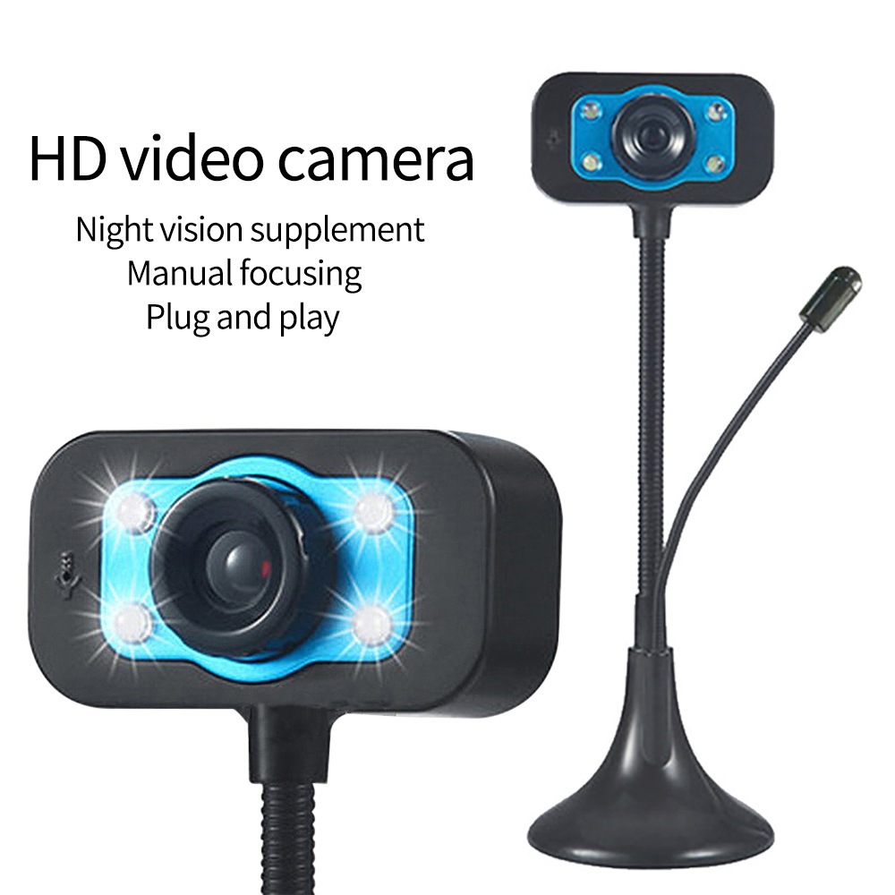 New Webcam 480P 720P 1080P HD Camera with External Microphone for Computer PC Laptop Desktop Digital USB Video Camera Web Cam. 
