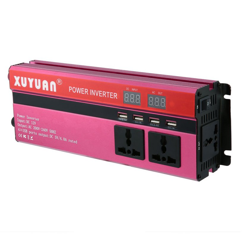 LALA 6000W Solar Power Inverter  12V to  220V LED Display Sine Wave Converter. 