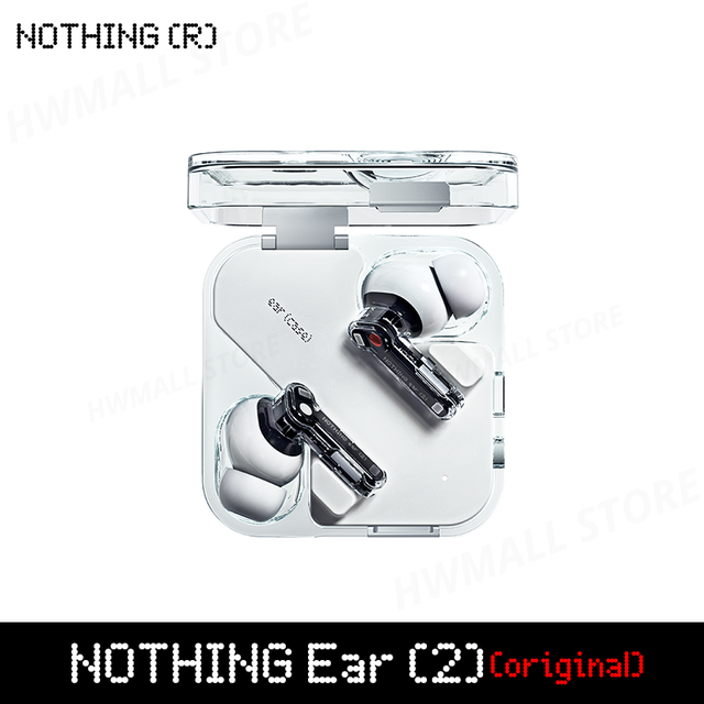 New Generation Nothing Ear (2) Hi-Res Wireless Certification Dual Chamber Design Up to 40dB delivery on March 28 Ear 2. 