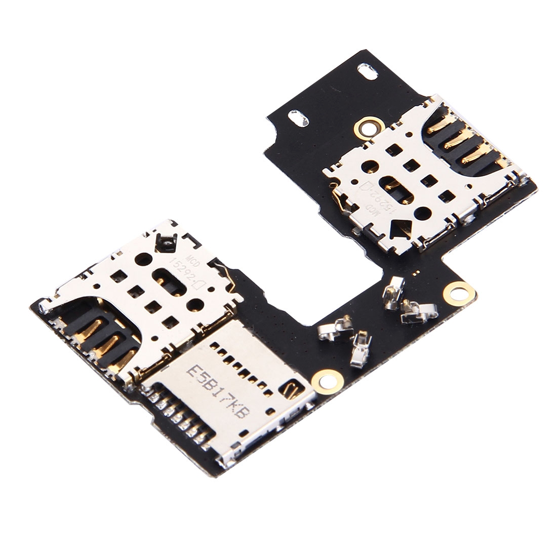 Card Socket + SD Card Socket for Motorola Moto G (3rd Gen.) (Dual Version). 