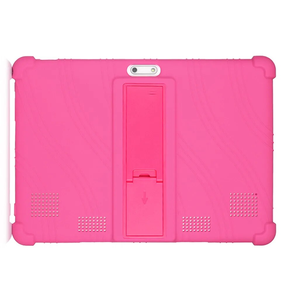 Case for Dragon Touch 10 inch K10 / Notepad K10 / Max10 Tablet, Kids Friendly Silicone Adjustable Stand Cover for Lectrus 10.1. 