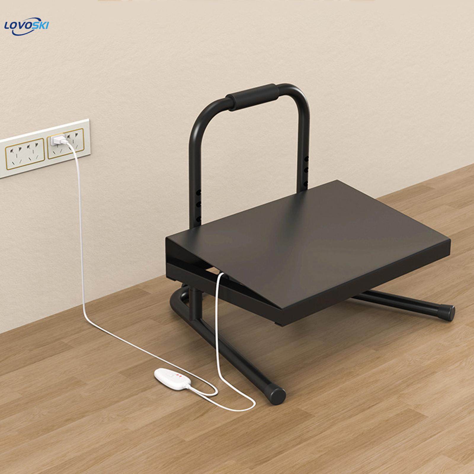 Under Desk Footrest with 6 Adjustable Heights for Home Office Computer Desk Heated Foot Stool. 