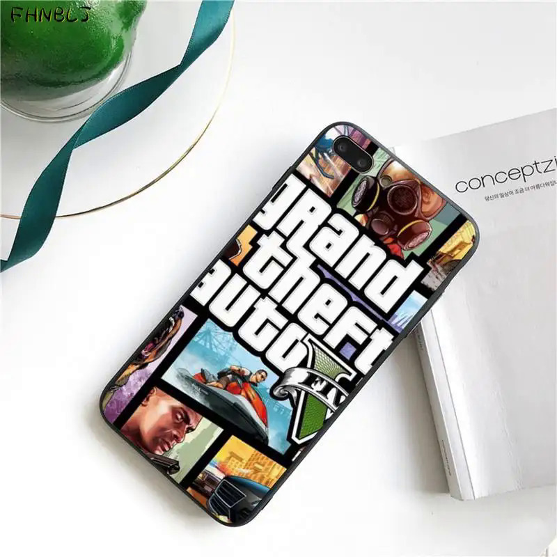 CBI GTA 5 grand black soft shell phone case Capa for iPhone 13 12pro Max 11 pro XS Max 8 7 6 6s Plus X 5 5S se 2020 XR. 