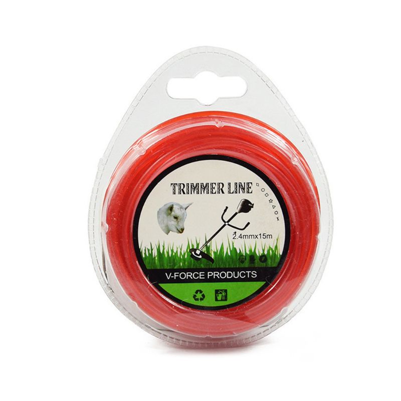PCF* 2.4mm15m Grass Cut Strimmer Line Round Nylon Cord Wire String For Grass Trimmer. 