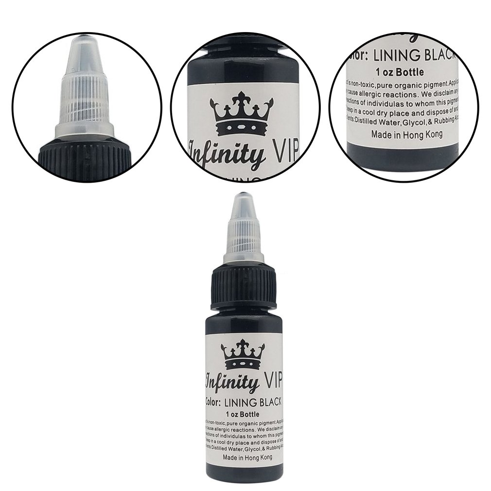 Natural Pure Plant Tattoo Pigment Permanent Makeup Tattoo Ink Pigment Supplies Black. 
