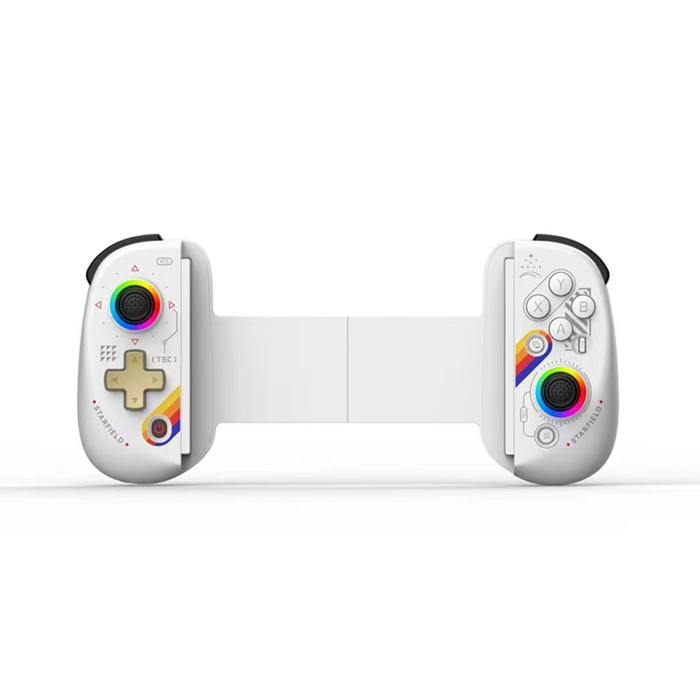BSP D8 RGB Tablet denetleyicisi için kablosuz kolu anahtarı oyun P3 P4 Android IOS için Bluetooth germe Joystick Gamepad