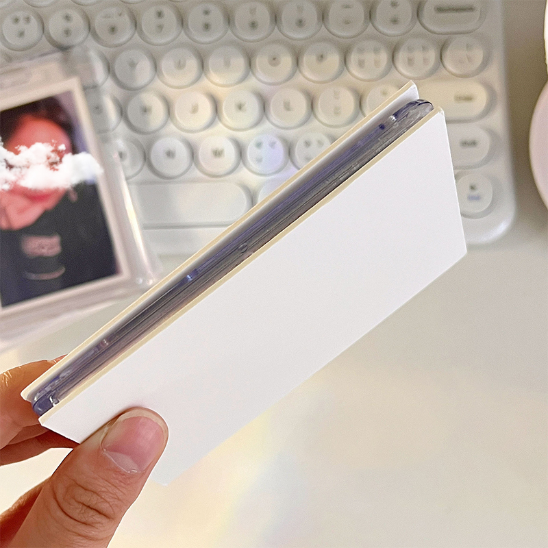 10pcs Small Card Protective Cardboard White Thicked Paper Jam Kraft Paper DIY Handmake Card Making Craft Paper Double Sided Chipboard jingu. 