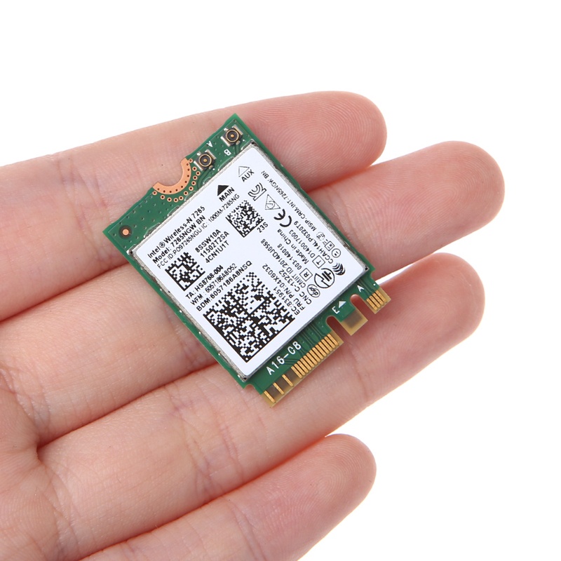 btsg For Intel Wireless-N 7265 7265NGW BN Dual Band 2x2 Wi-Fi Bluetooth-compatible. 