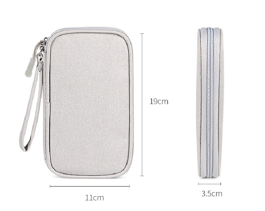 Mobile Bag Portable Gadget Bag Electronic Digital Organizers Multi-function USB Storage Bag Large Capacity Cable Organizer Bag. 