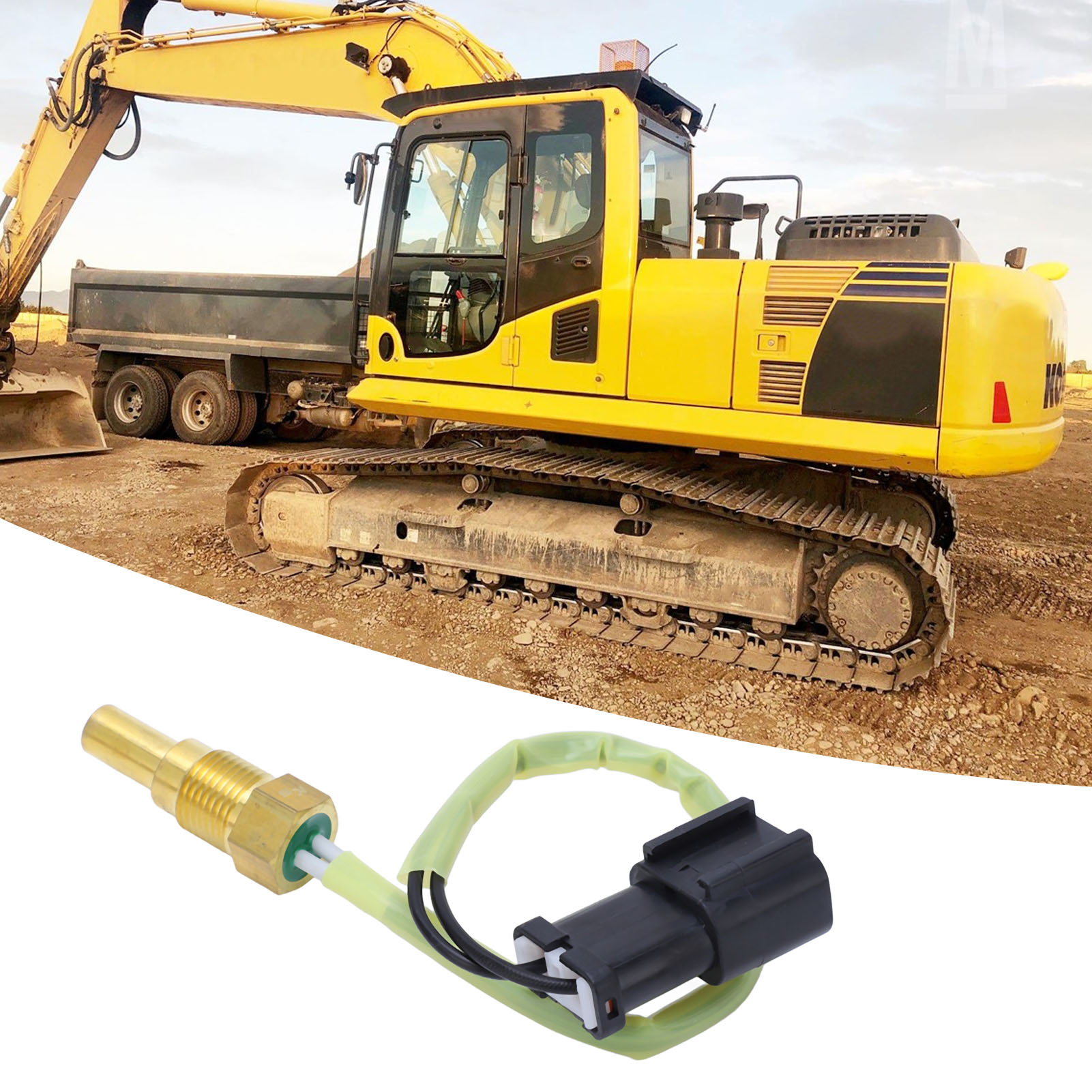 Water Temperature Sensor Excavator Sensor 7861-92-3320 Brass Weather Resistant. 