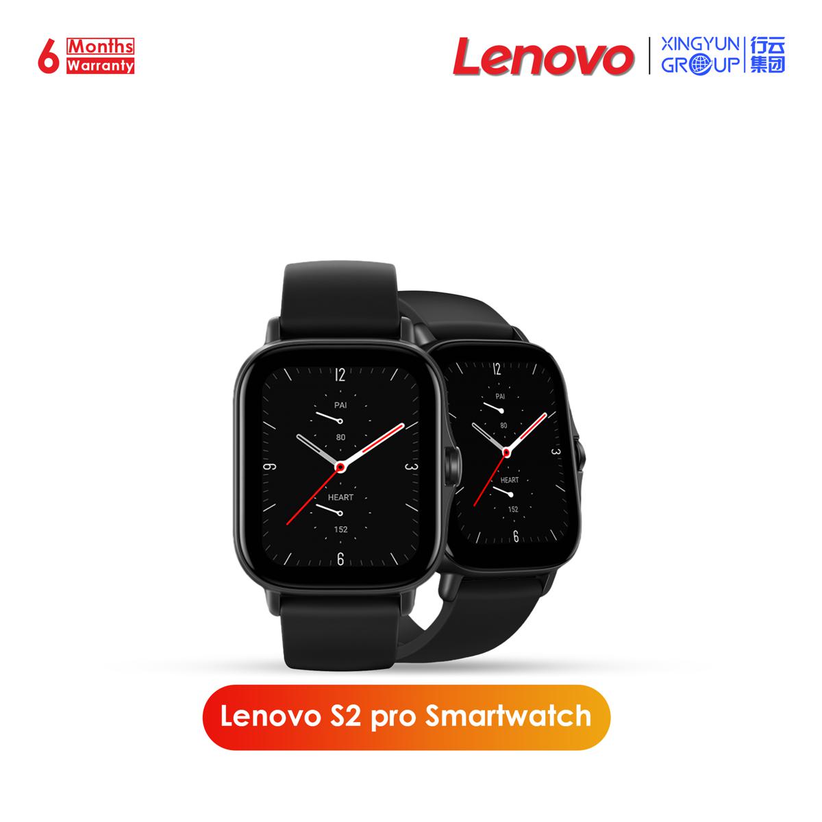 Lenovo S2 Pro Smart Watch 1.69 Inch HD Screen Heart Rate Monitoring Fashion Sport Smart Bracelet - Smart Watch