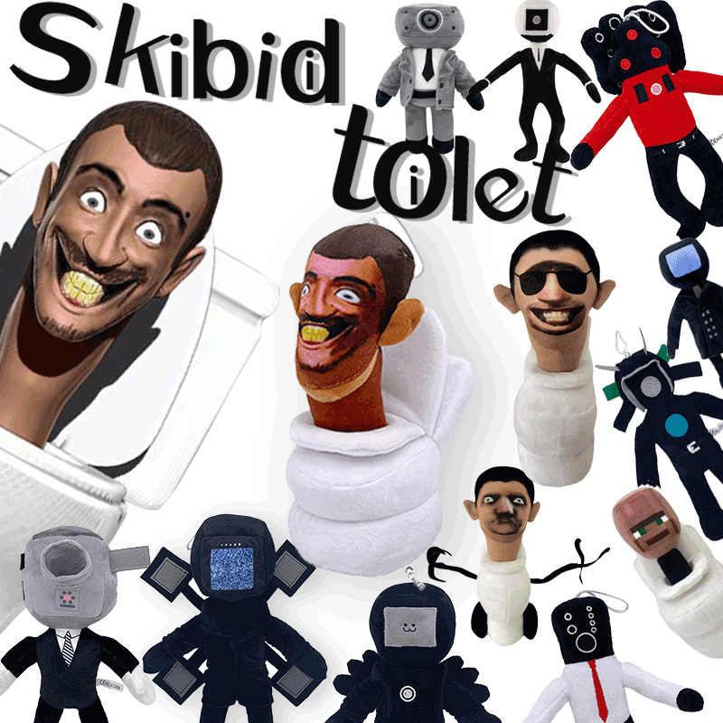 13style Skibidi Toilet Plush Toys Speakerman Plush Camara Camera Man Plush New Skibidi Doll Stuffed Toy Skibidi Stuffed Soft Toy. 