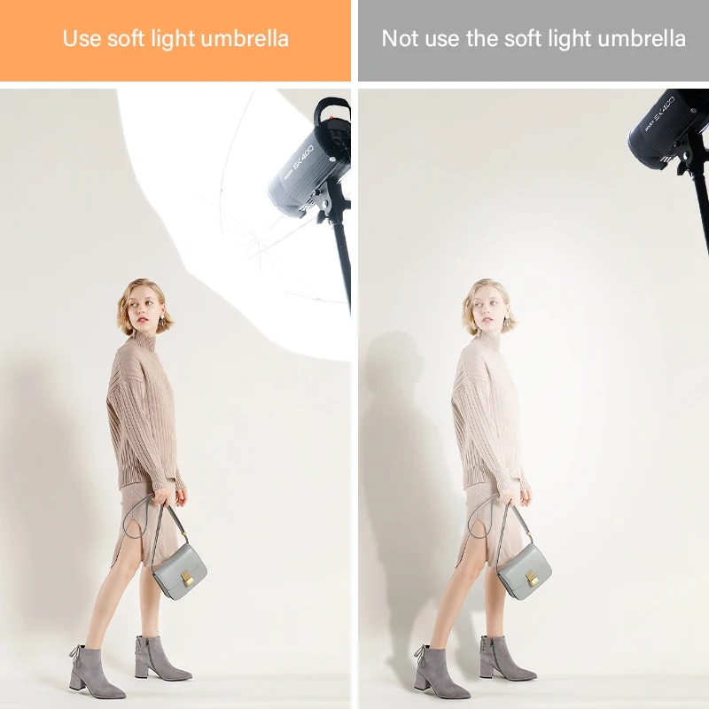 31.5/80 Diameter White Soft Translucent Umbrella Lights Diffusion Photo Umbrellas For Camera Video Photo Studio Photography. 