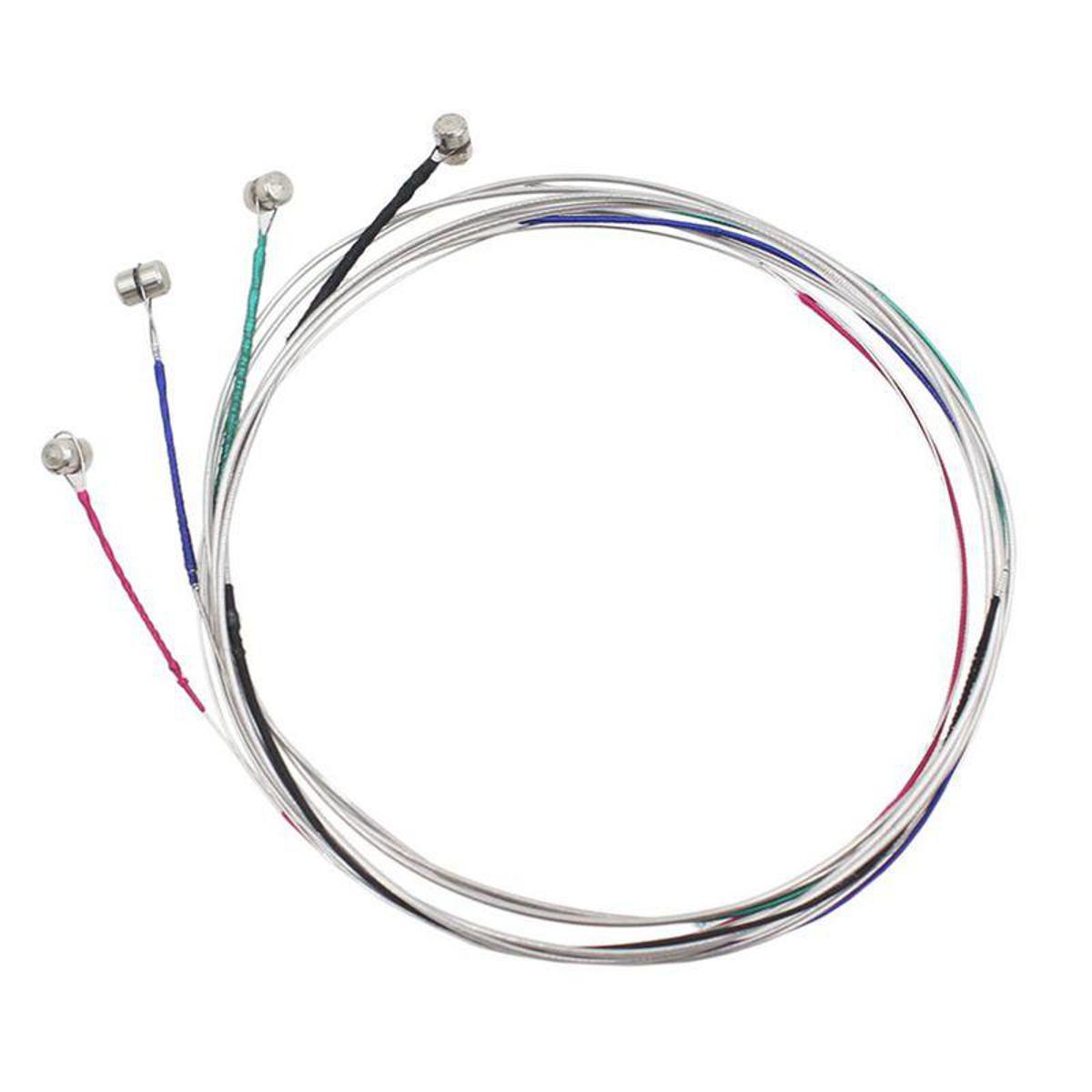 4pcs A Set of Violin Strings E-A-D-G Core Steel+Nickel Wound Exquisite Stringed Musical Instrument Parts Accessories