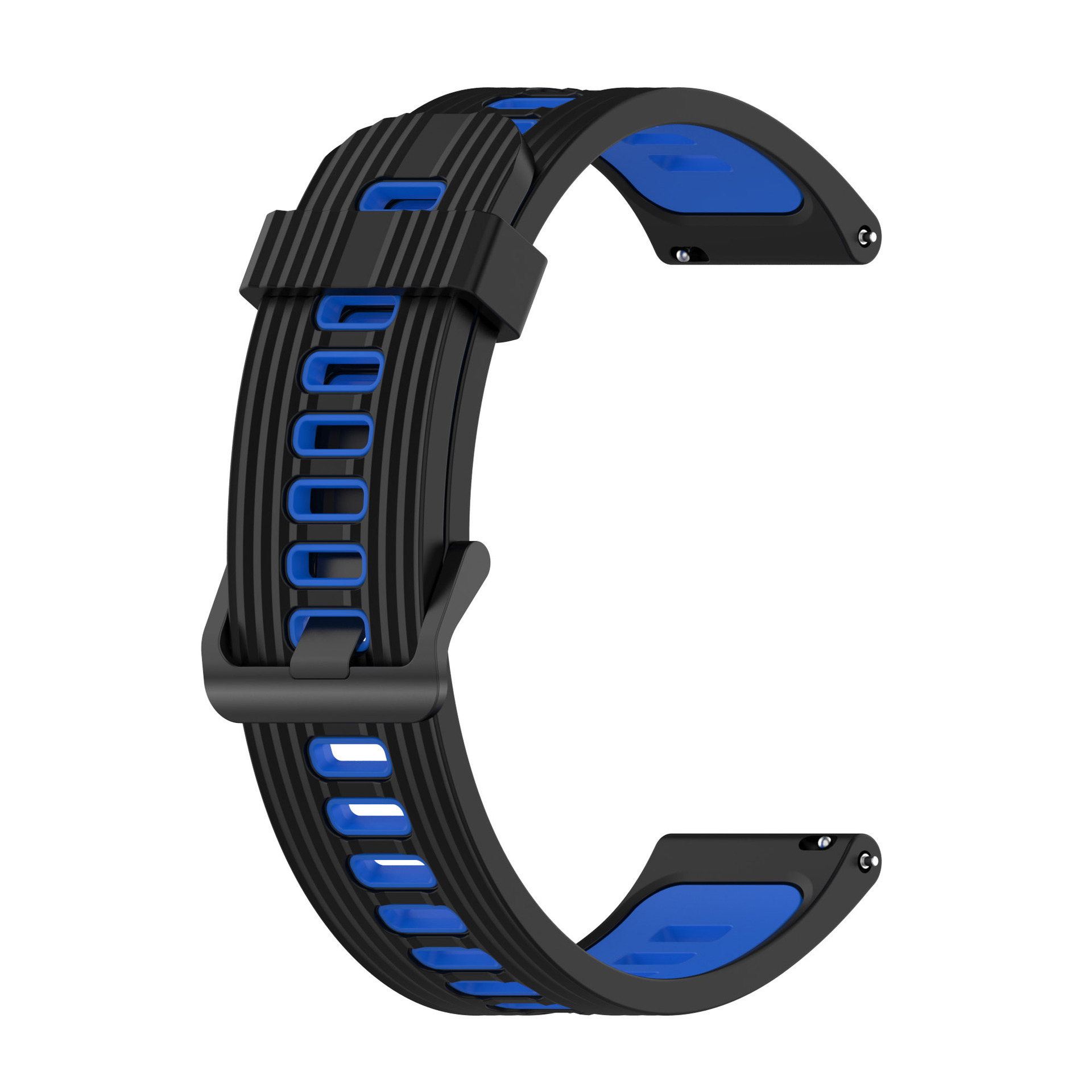 Applicable to Huami GTR4/3 Striped Strap amazfit GTS3 Running Strap Jiaming Two-Color Silicone Strap. 