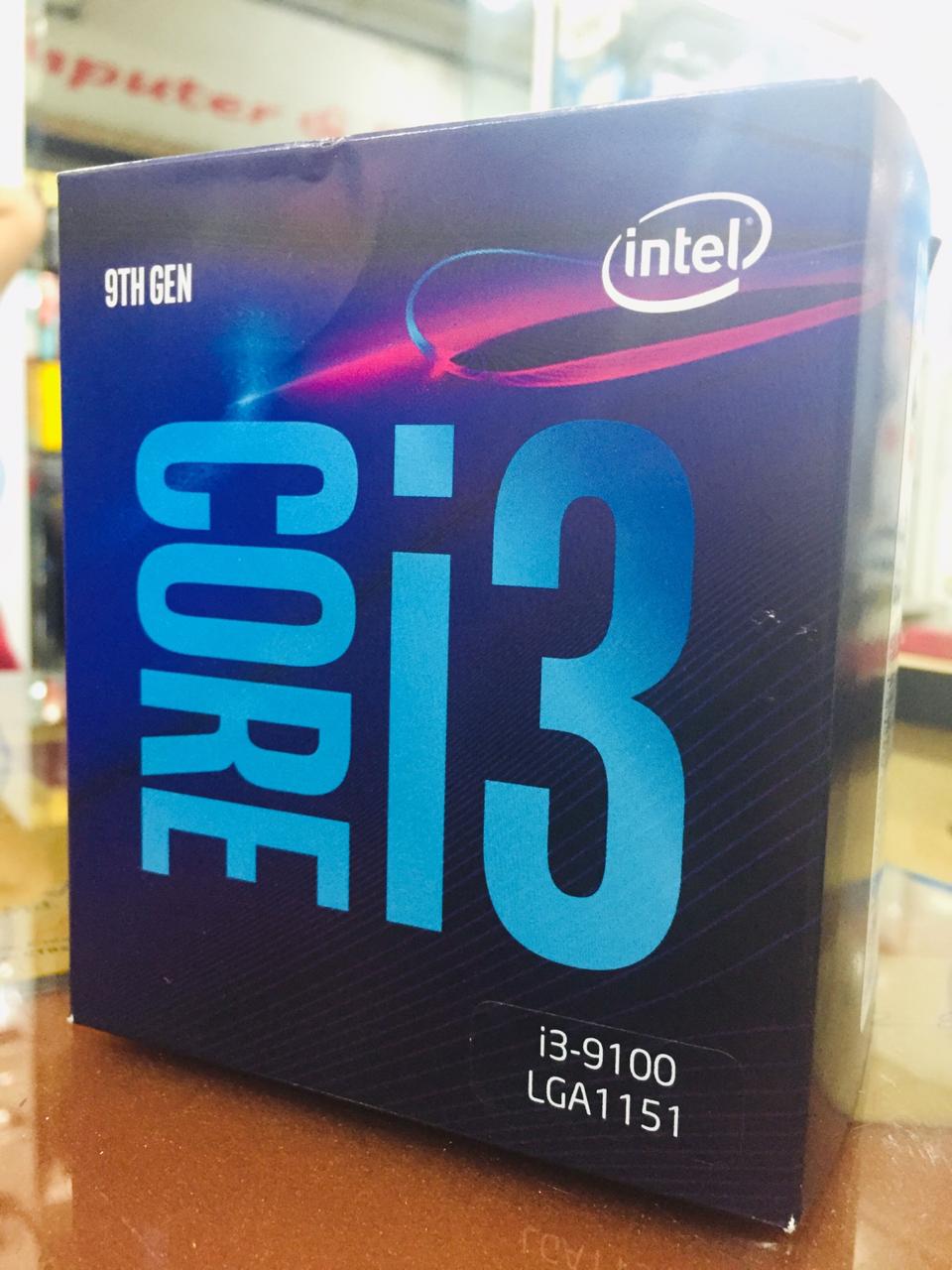Intel 9th Gen Core i3 9100 Processor. 