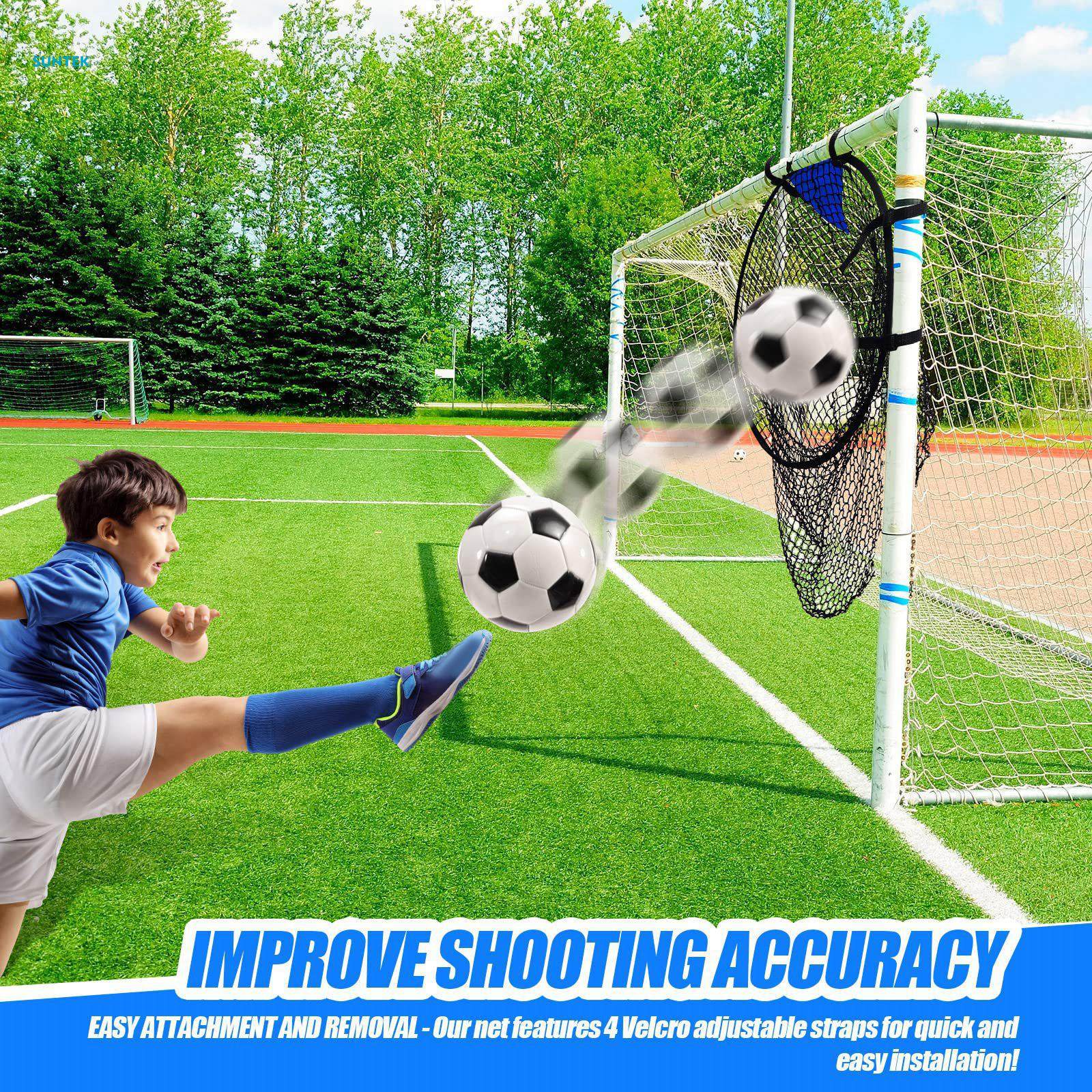 Soccer Top Bins Soccer Goal Target Nets Lightweight Football Goal Target Net