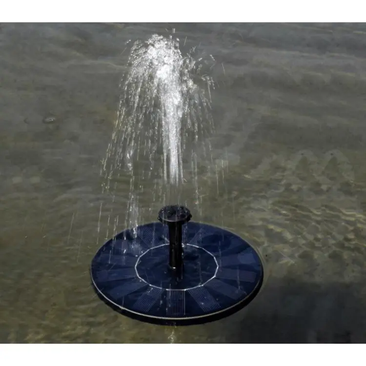 Solar Fountain Pump Solar Powered Bird Bath Fountain Pump Solar Panel Kit  Water Pump Outdoor Watering Submersible Pump