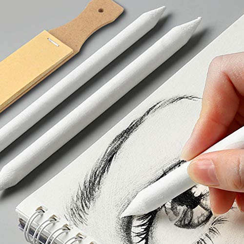 Blending Stumps and Tortillions, Sketch Drawing Tools, Paper Art Blenders for Student Sketch Drawing