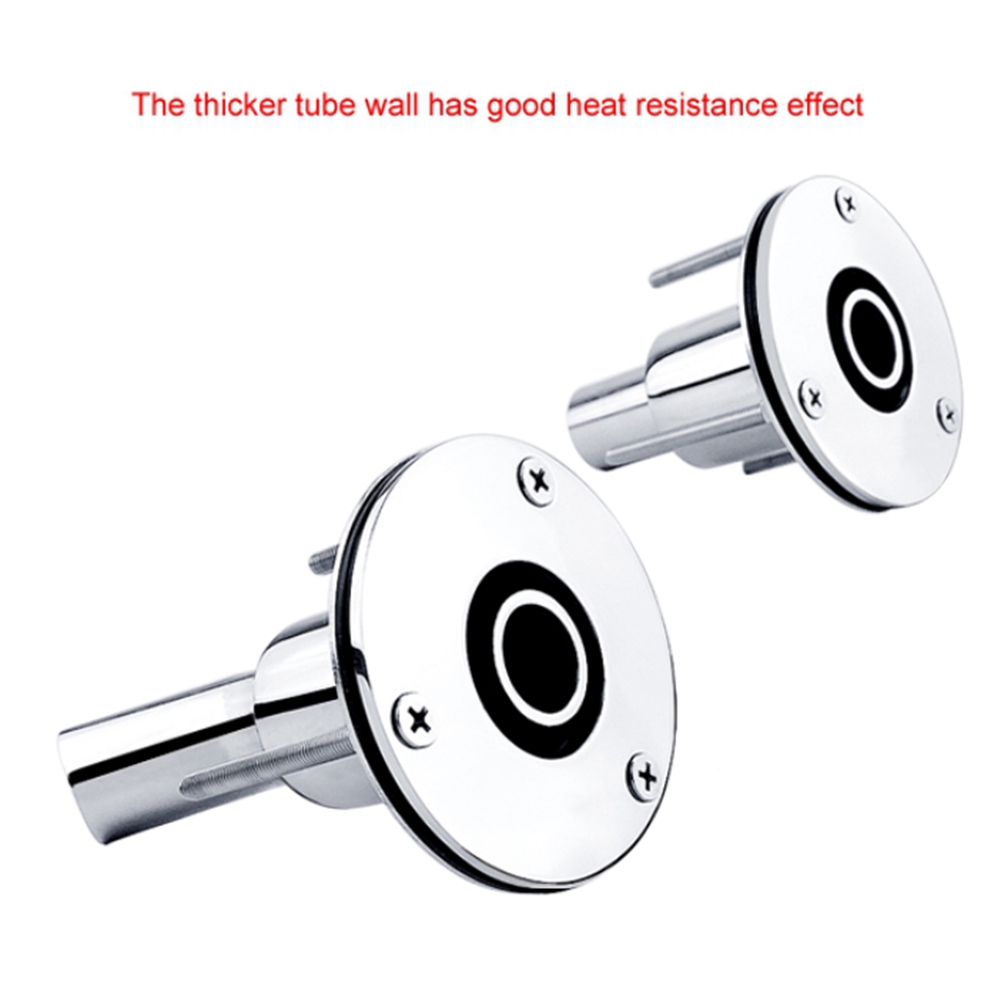 Dieselheat 24mm Marine Hull Exhaust Installation Kit Stainless Steel