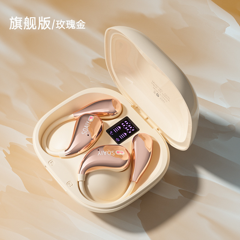 Sony Ericsson GD31 ear-mounted Bluetooth headset wireless air bone conduction does not enter the ear open sports running new model. 
