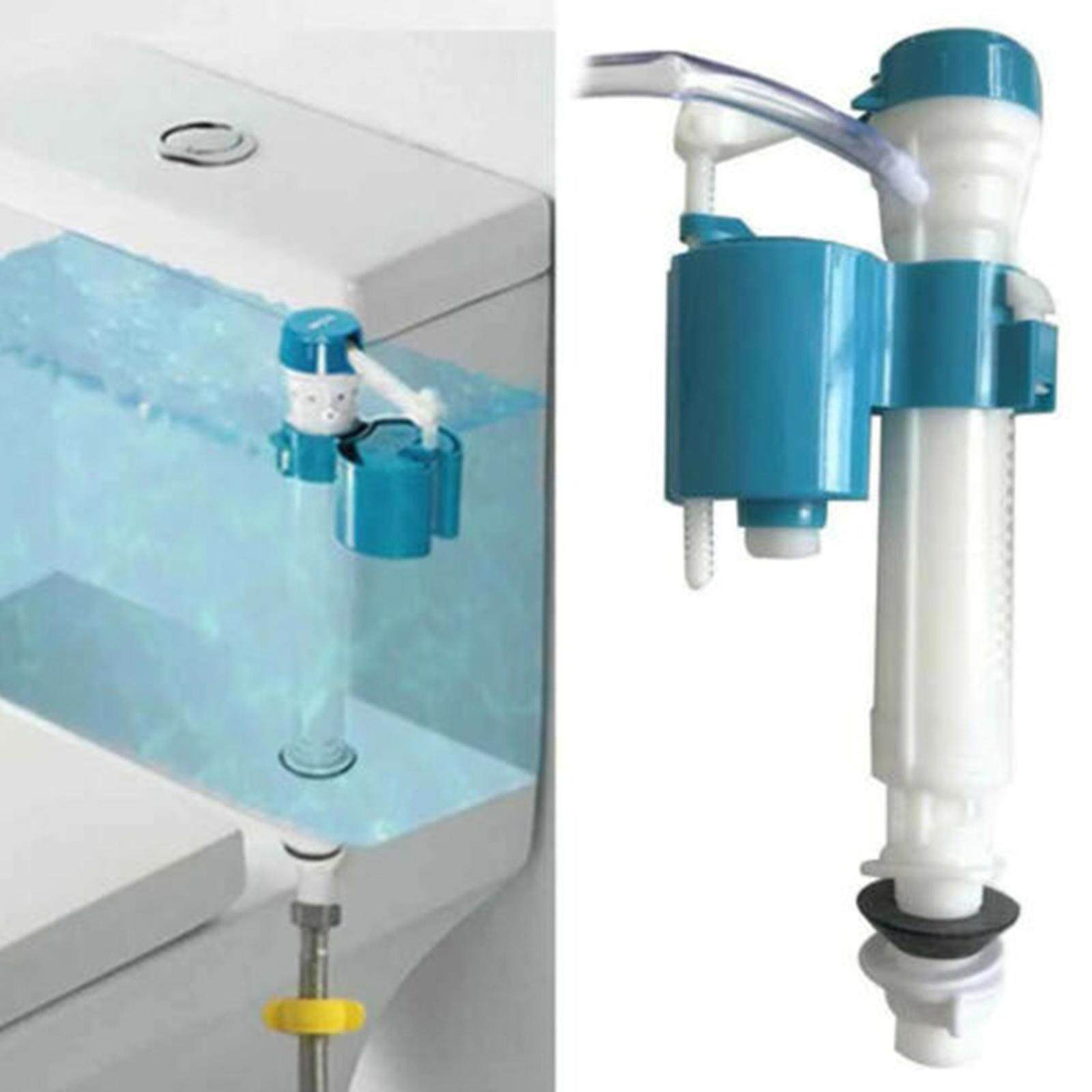 Universal Toilet Fill Valve with Filter Toilet Tank Water Drainage Valve Bottom Siphon Fill Float Replacement Parts Toilet. 