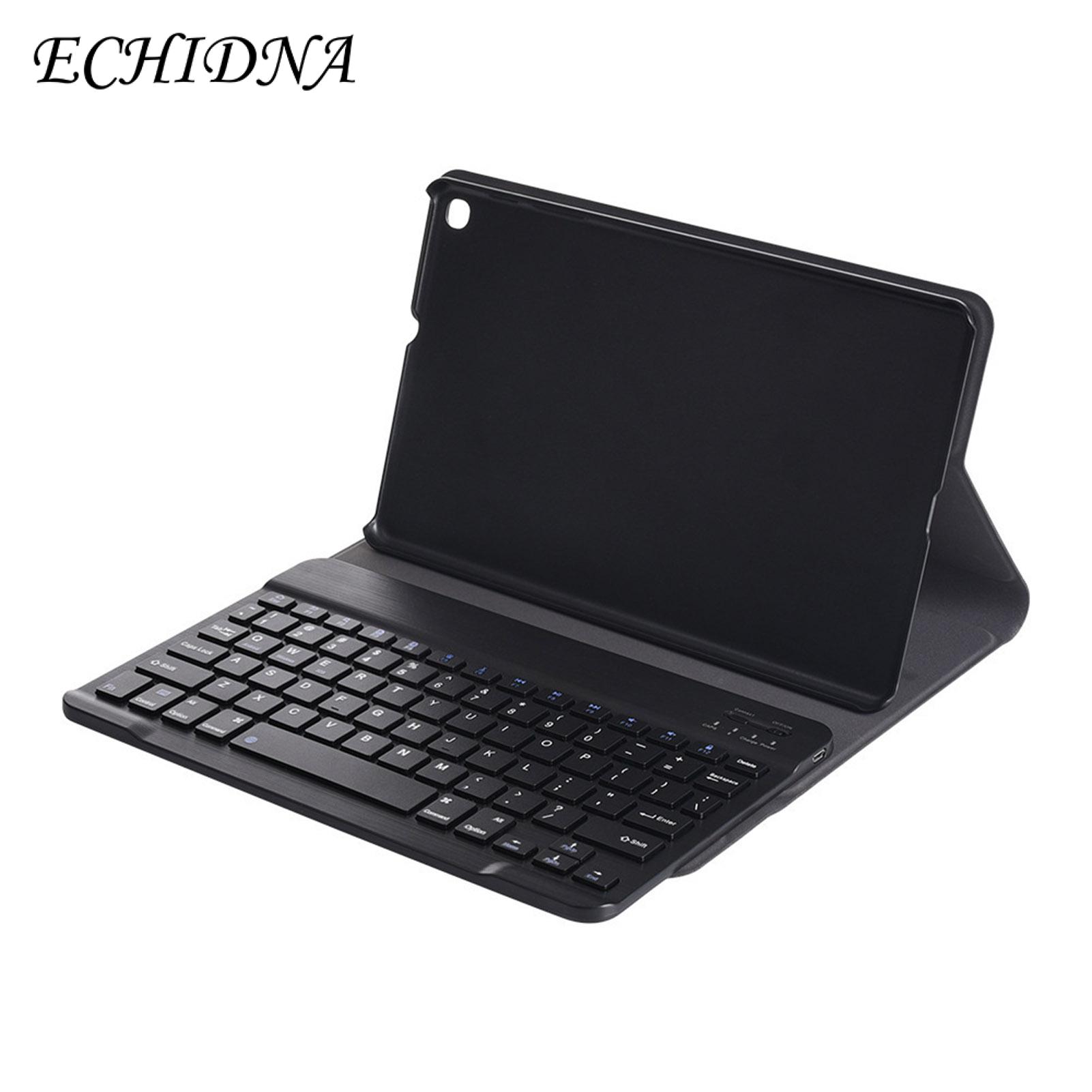 Tablet Keyboard Wireless Bluetooth Keyboard Case for Galaxy Tab A 10.1-inch 7 Colors Backlight Magnetic Faux Leather Tablet Protector Ideal for Southeast Asian Buyers Tablet Keyboard with Touchpad. 