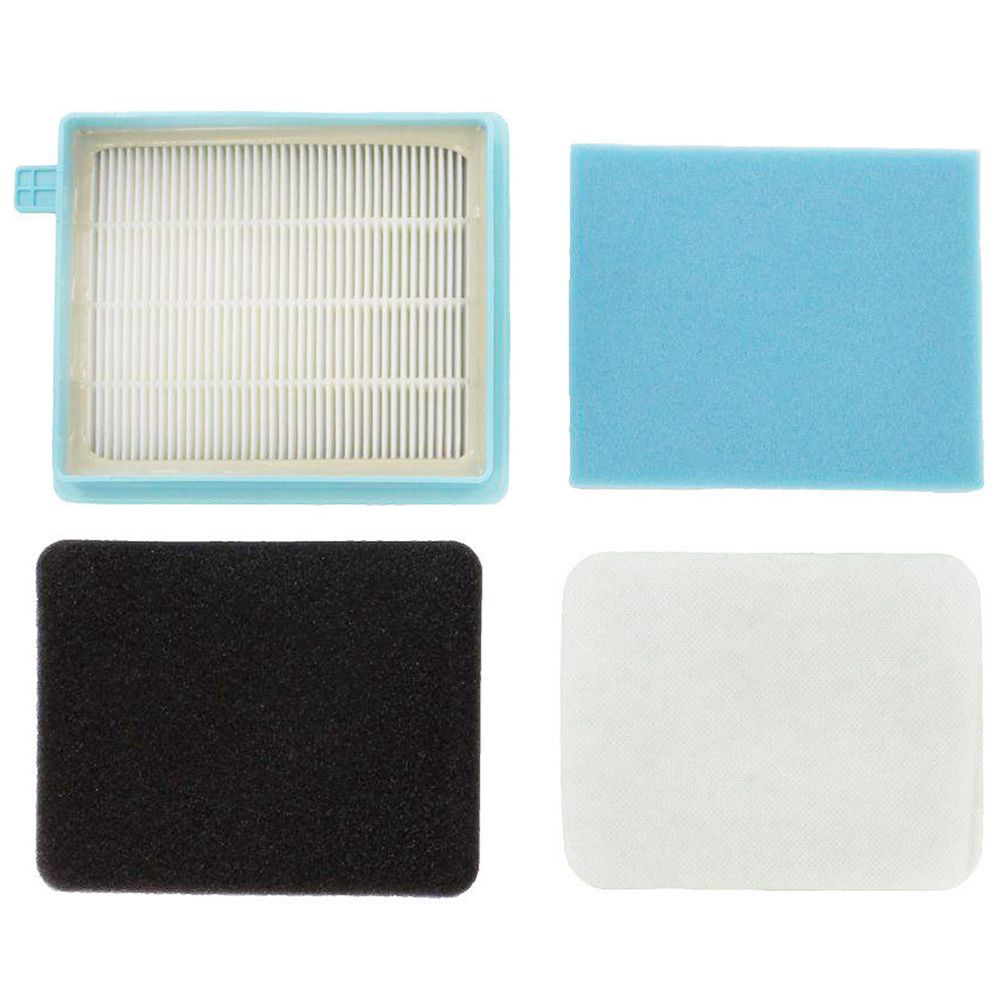 Filter set for Philips PowerPro Active and Compact vacuum cleaner. (Comparable with FC8058 / 01)-Multi. 