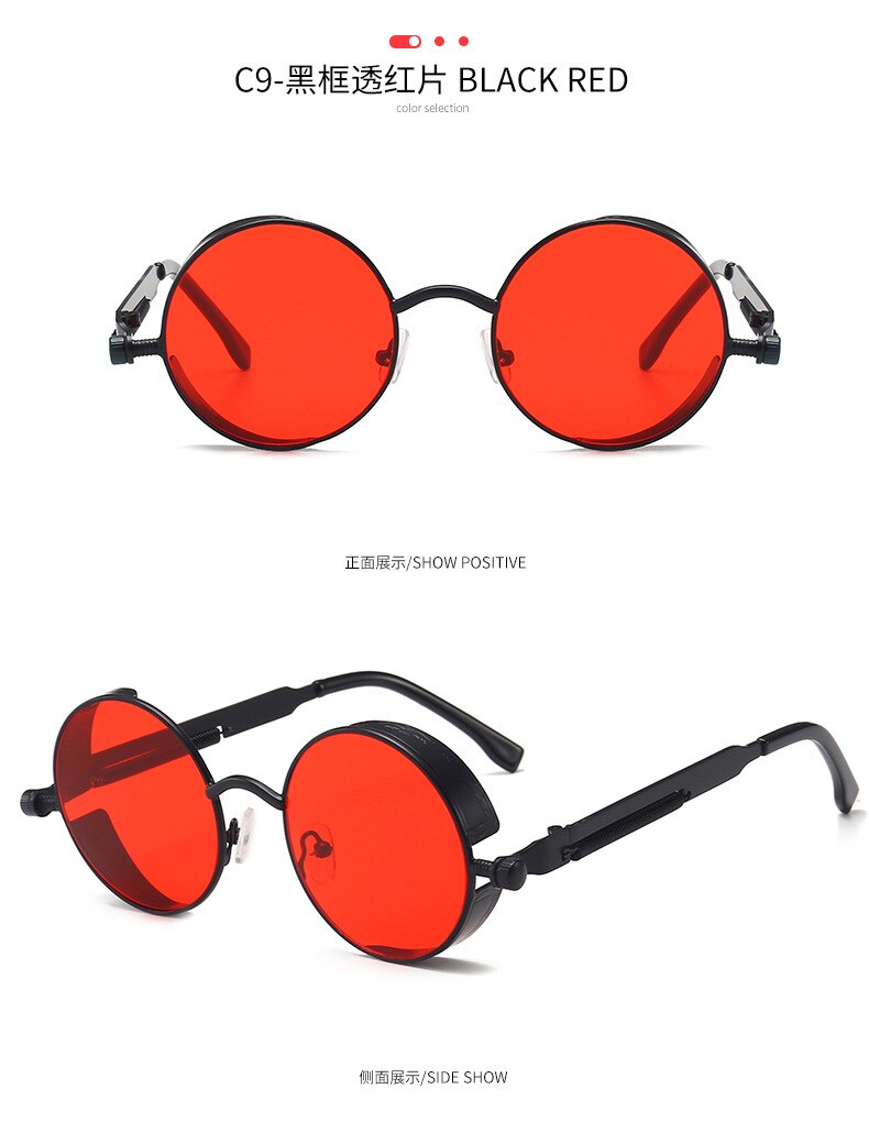 小物 GDC Round Sunglasses Amazon.com: XLUMIO Round Steampunk Sunglasses for Men Double