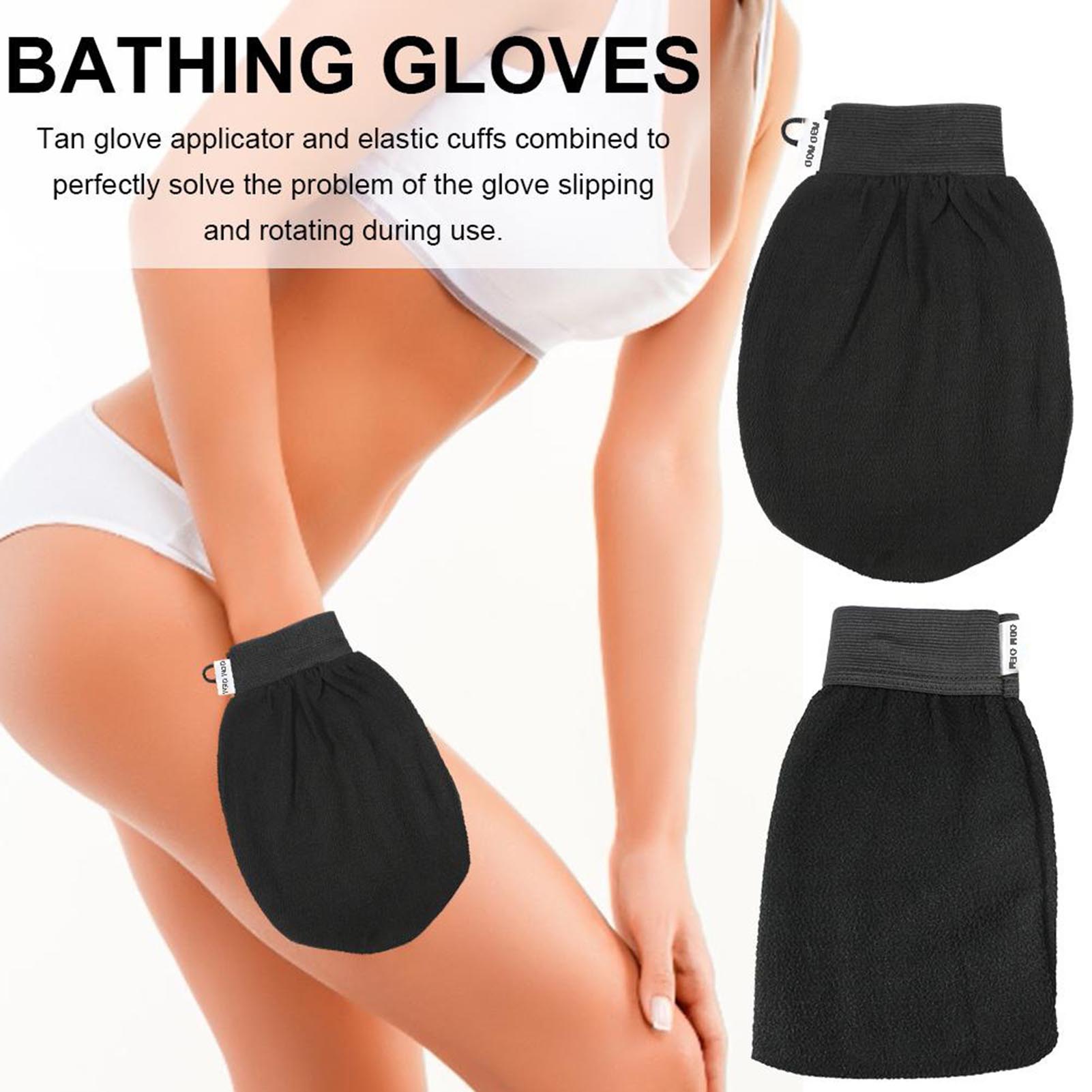 Bathing Gloves Resistant Exfoliating Gloves Body Scrubber Dead Skin Remover. 