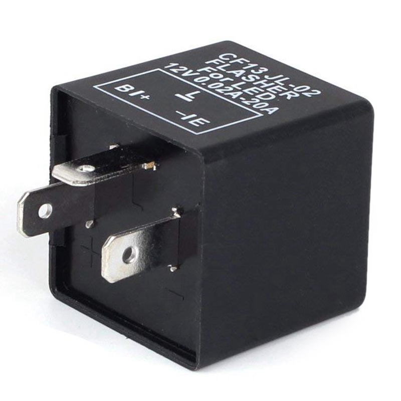 2X Car 3-Pin CF-13 Electronic LED 12V Flasher Relay Fix for Turn Signal Blinker. 