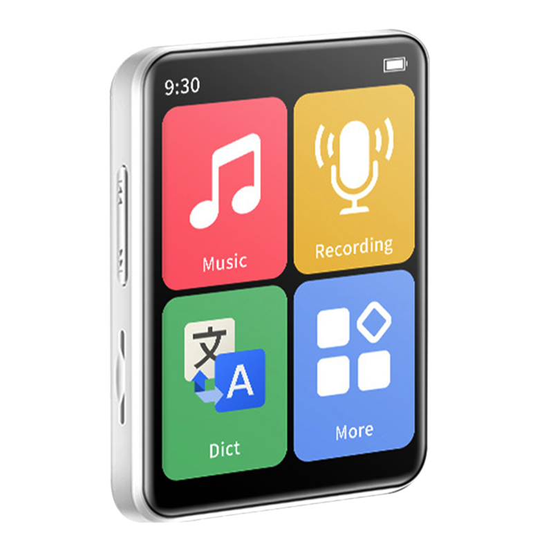Mini Portable MP3 Player Bluetooth Small Music Player Touch Screen Walkman Sports Music Player Built in 32G Card-Black Durable Easy Install. 