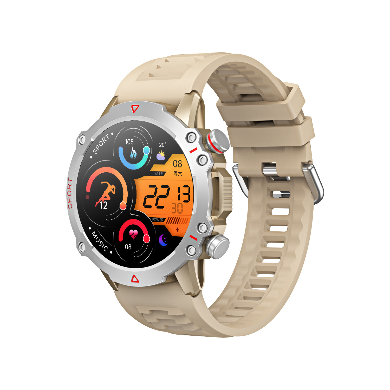 LEMFO smartwatch fashion Weather information reminder Sports game Bluetooth Call AI Voice TF10PRO. 
