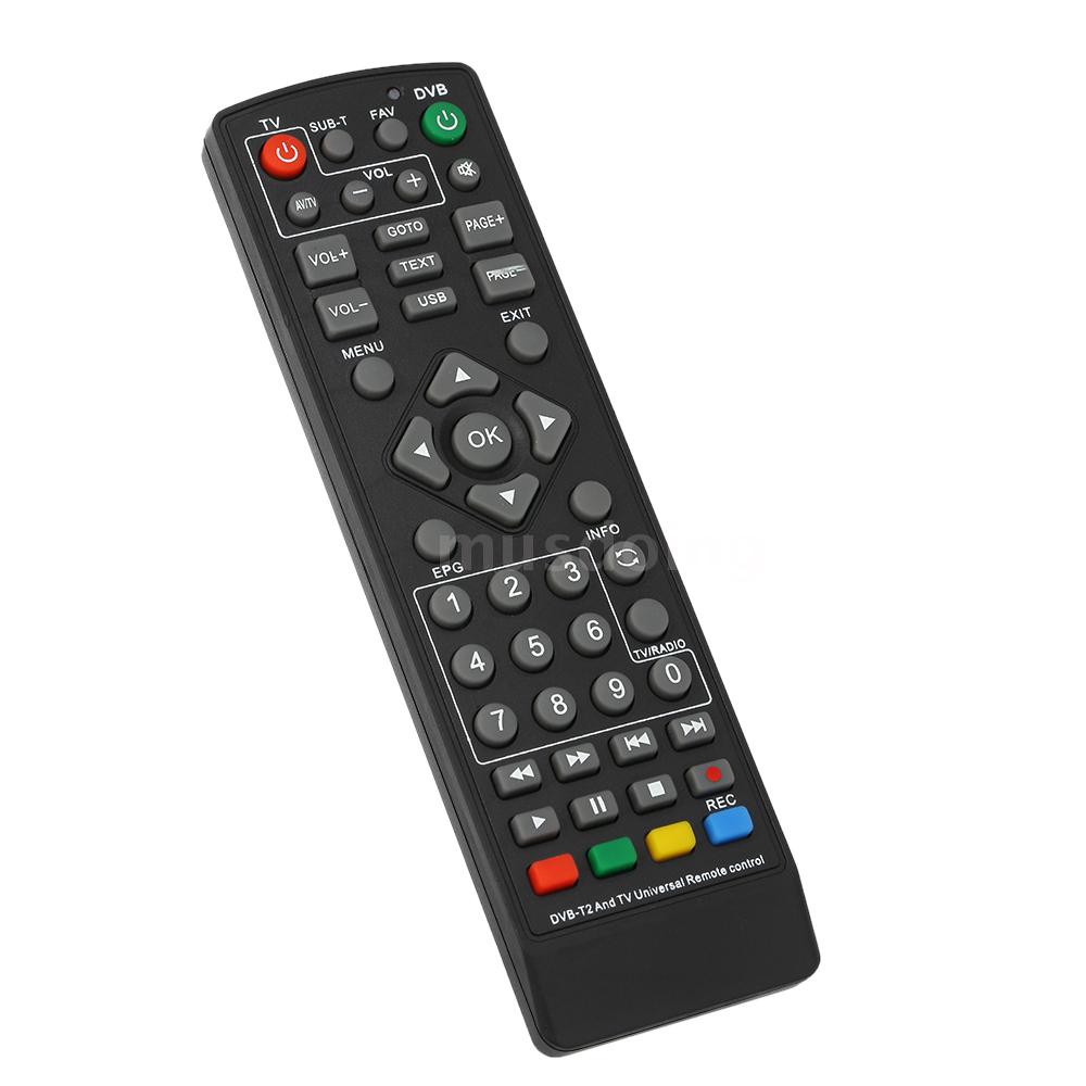 Universal DVB-T2 Set-Top Box Remote Control Wireless Smart Television STB Controller Replacement for. 