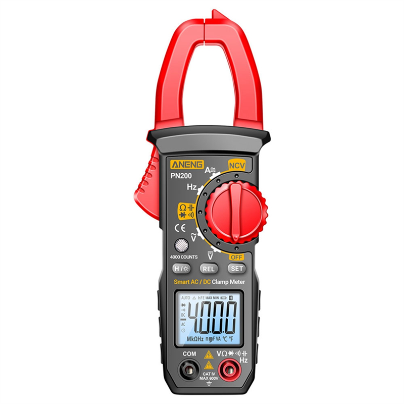 ANENG PN200 Digital Clamp Meter DC/AC 600A Current 4000 Counts.