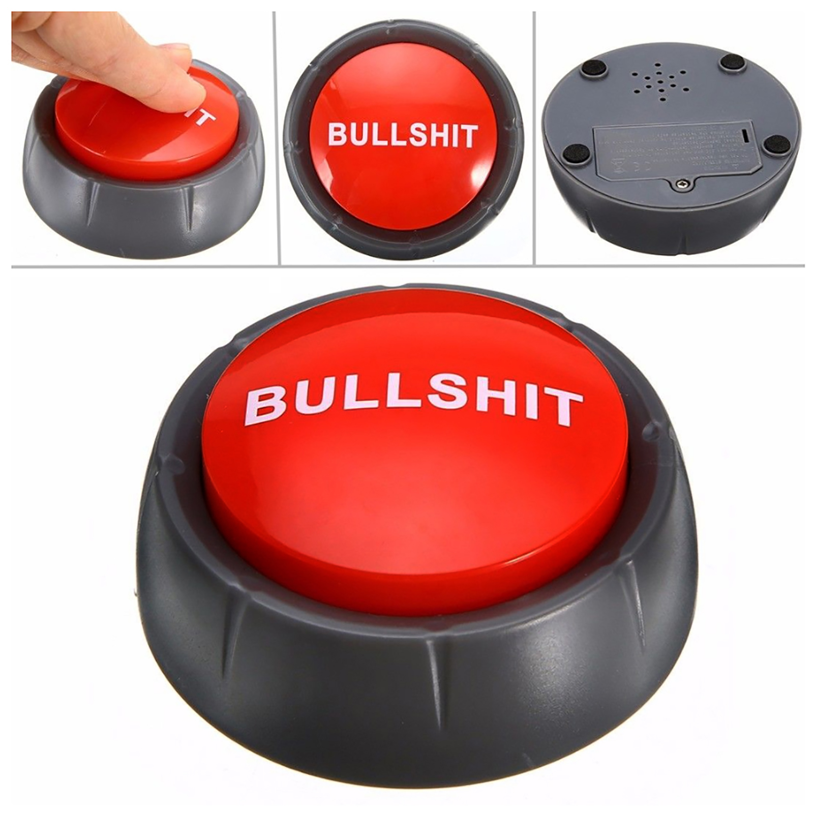 Bullshit Maybe No Sorry Yes Sound Talking Button Home Office Party Funny Toy. 