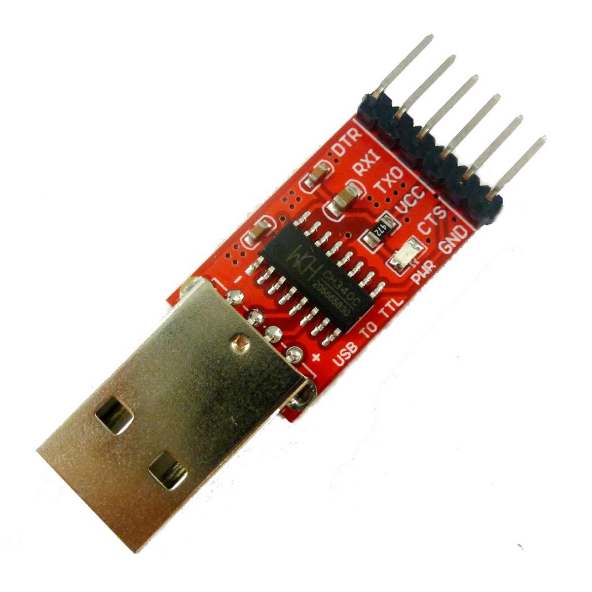 【happy one】DTR USB Pro Mini Download cable USB to RS232 TTL Serial CH340 Replace FT232 CP2102 PL2303 UART for Arduino