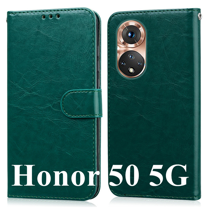 For HONOR 50 Case Honor50 NTH-AN00 NTH-NX9 Leather Wallet Flip Case For Huawei Honor 50 Lite Case NTN-L22 NTN-LX1 NTN-LX3 Cover. 