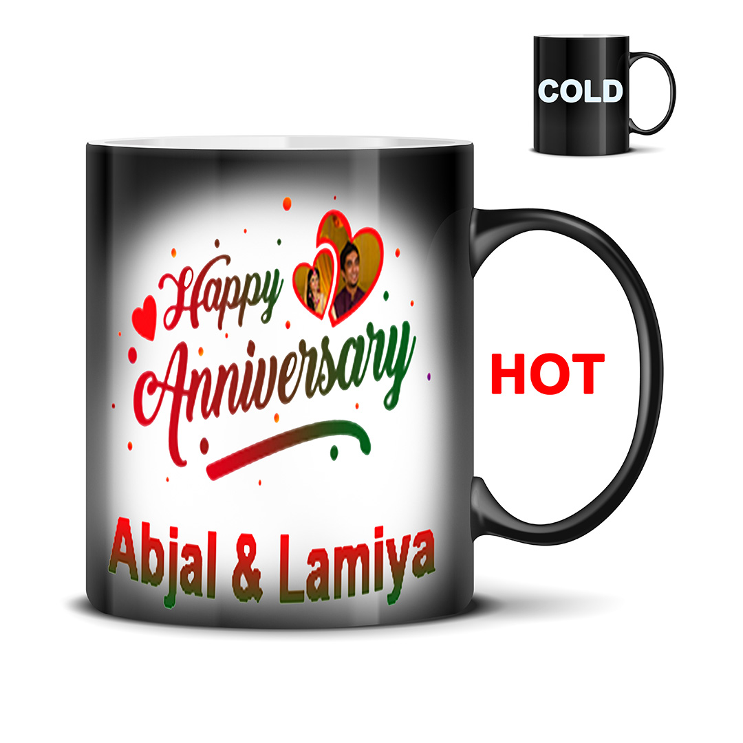 Magic Mug Customized for gift on birthday, anniversary, Valentine's day and official event