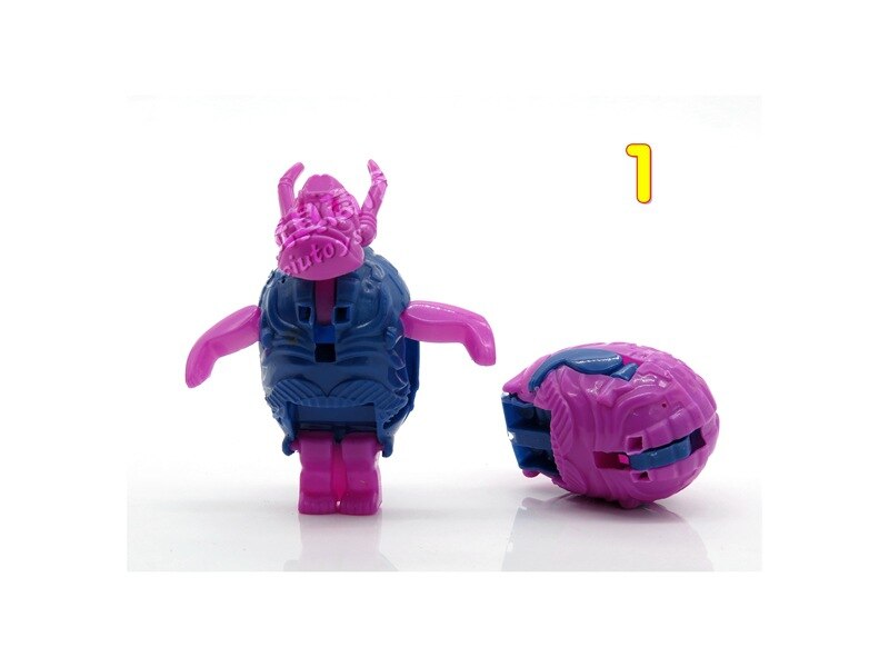 Random 2 pieces action figure mini Anime transformation monster dinosaur eggs deformation robot Gashapon kids educational toys. 