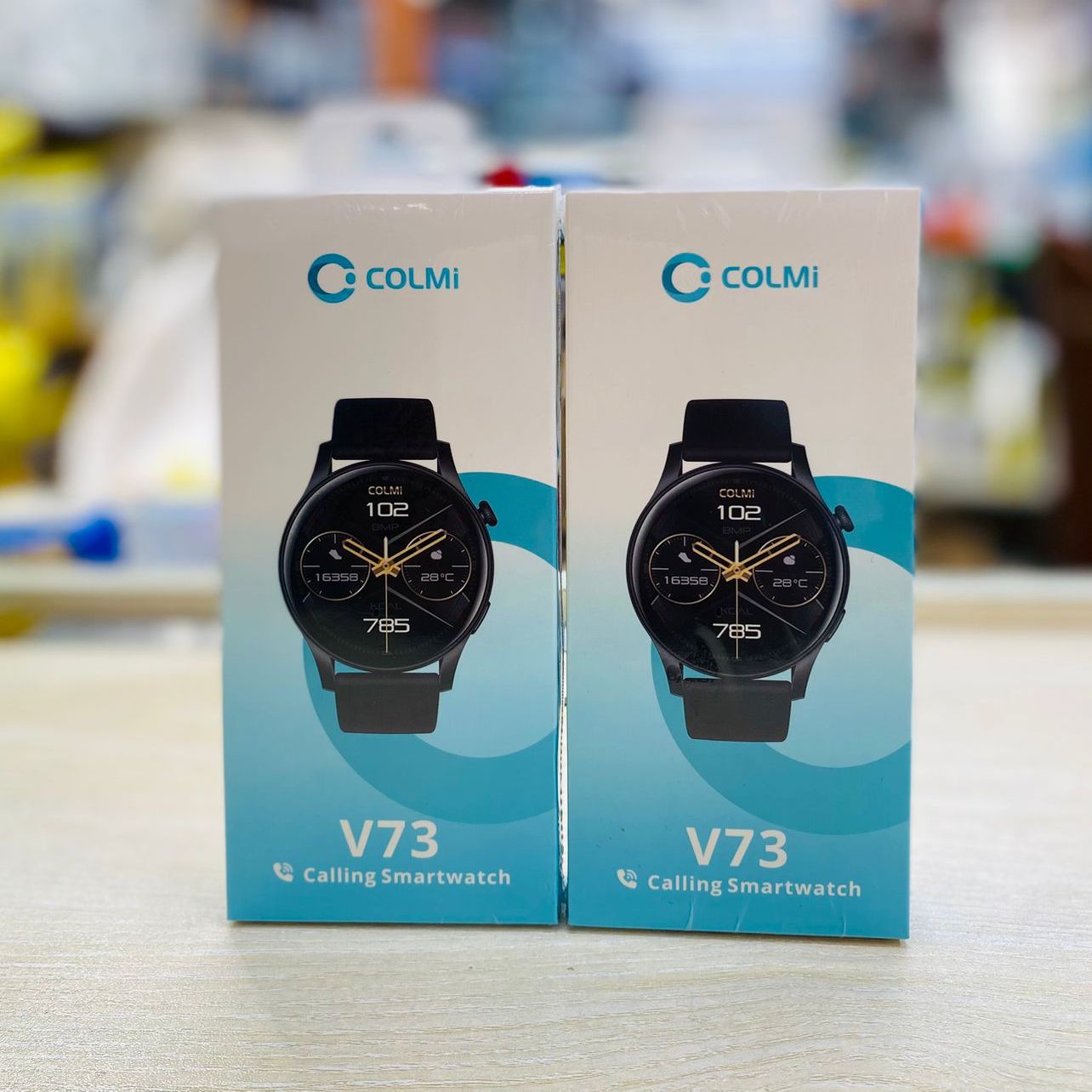 COLMI V73 Bluetooth Calling Smartwatch AMOLED Display, Health Fitness Tracking Waterproof Smart Watch. 