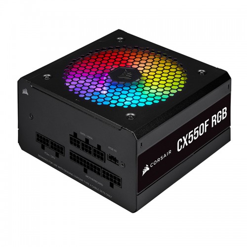 CORSAIR CX550F RGB 550 Watt 80 PLUS BRONZE Certified Modular RGB Power