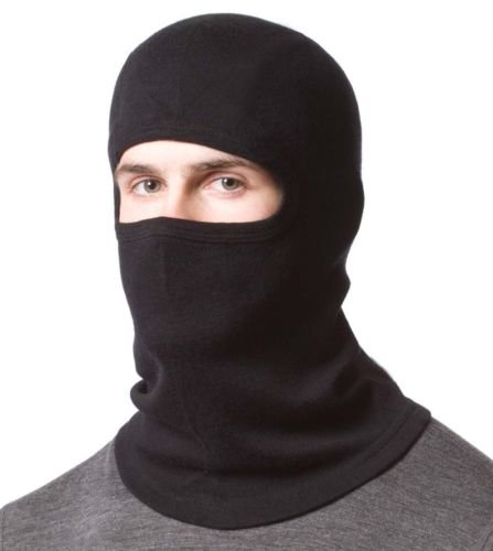 Bandana Face Cover Ear Hanging Scarf Unisex - Black. 