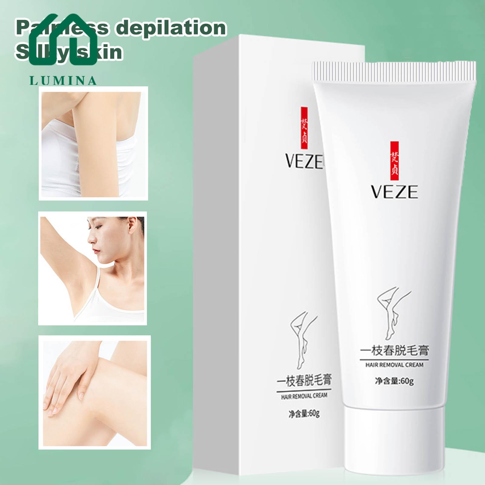 Lumina Depilatory Cream Soothing Painless Depilatory Hair Smooth Body Cream. 