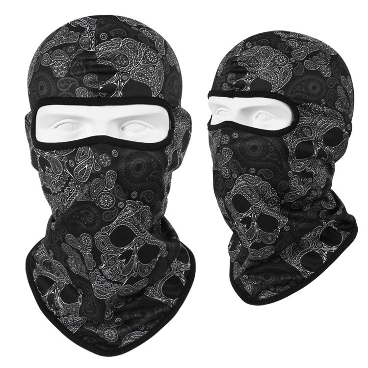 (NEW)Summer Sleeve Cap Cold Ice All Saints' Day Mask Men Skull Caps Helmet Balaclava Headwrap Bandana Face Shield Masked Hat