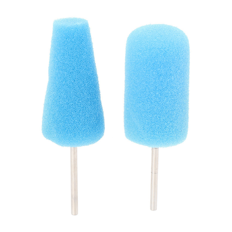 80X Buffing Polishing Wheel Car Polish Buffing Polishing Sponge Cone Metal Foam Pad Car Maintenance Cleaning Tool