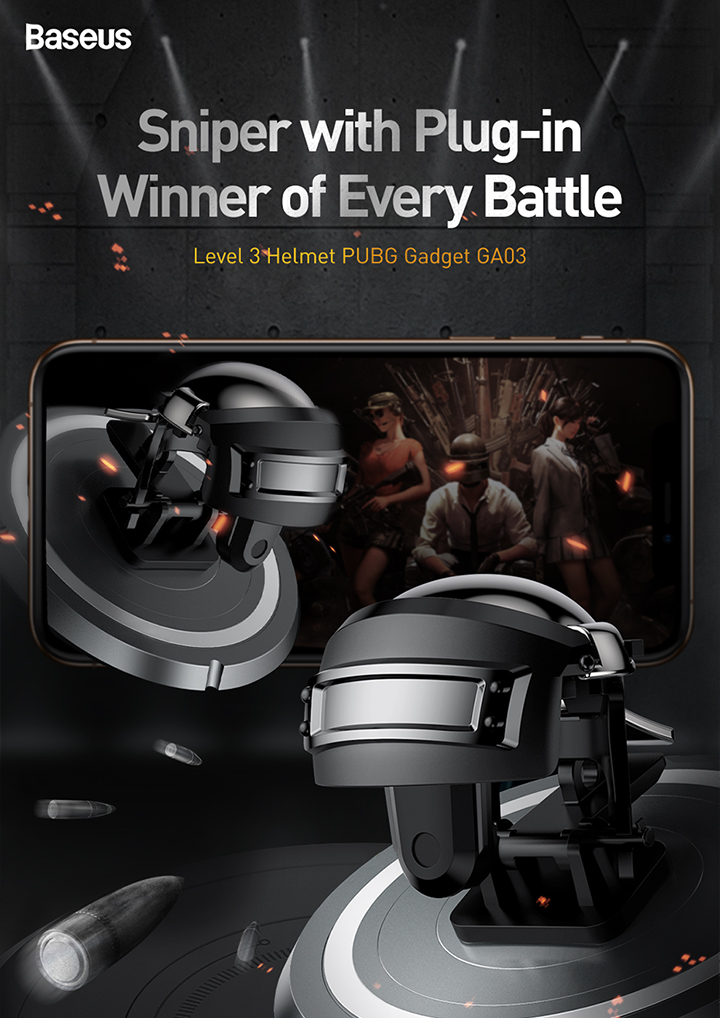 Baseus GMGA03-A01 Level 3 Helmet PUBG Gadget. 