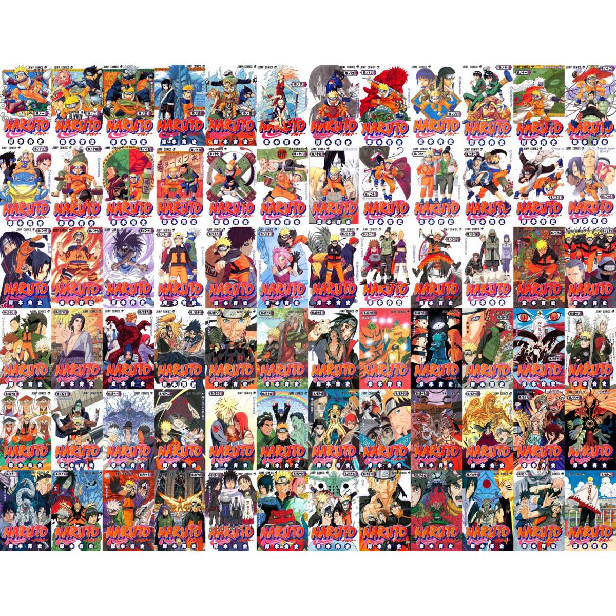 NARUTO Comic Manga( 1/72 ) Volumes Set English Ver